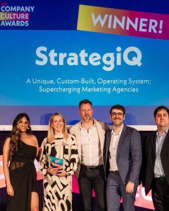 Image: Global strategy agency StrategiQ wins Best HR Tool at UK Company Culture Awards 
